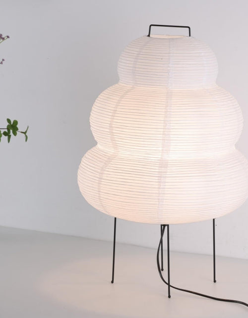 Load image into Gallery viewer, Noguchi Style Lamp, Akari Lamp, Paper Lantern Lamp, Floor Paper Lamp, Rice Pa...
