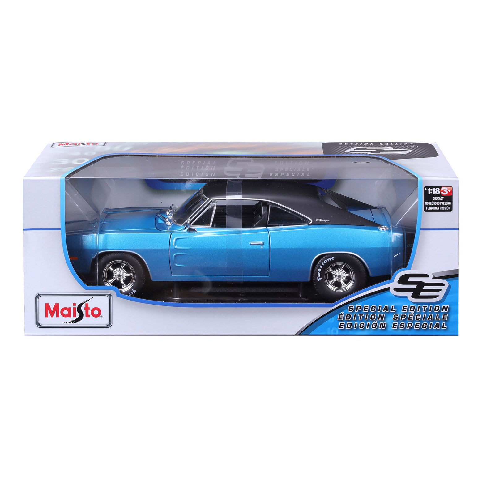 1:18 SE 1969 Dodge Charger R/T Die-Cast Model