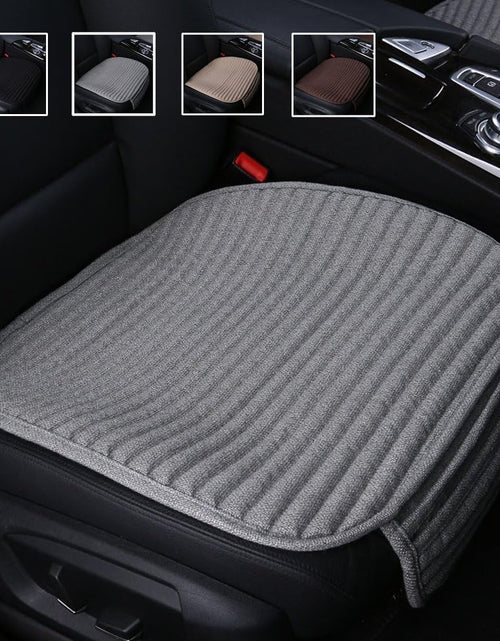 Load image into Gallery viewer, Gray Car Seat Covers,2 Pack Buckwheat Hulls Bottom Seat Covers for Cars,Universal Car Seat Cushion(2Pc Gray Front Seat)
