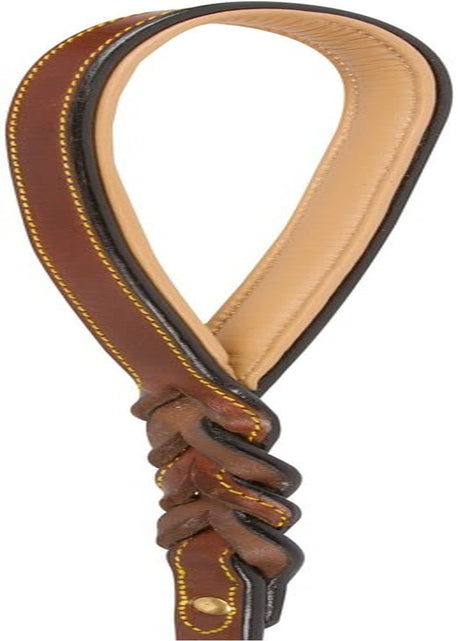 Load image into Gallery viewer, Leather Braided Dog Leash, Brown 6Ft X 3/4 Inch, Naturally Tanned 6 Foot Full Grain Leather Lead
