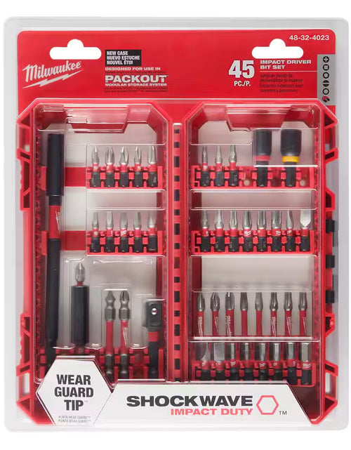 Load image into Gallery viewer, SHOCKWAVE Impact Duty Alloy Steel Screw Driver Bit Set (45-Piece)
