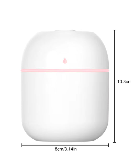 Load image into Gallery viewer, Portable Water Drop Humidifier USB Desktop Indoor Air Atomization Humidifier Household Mute Large Spray Humidifier
