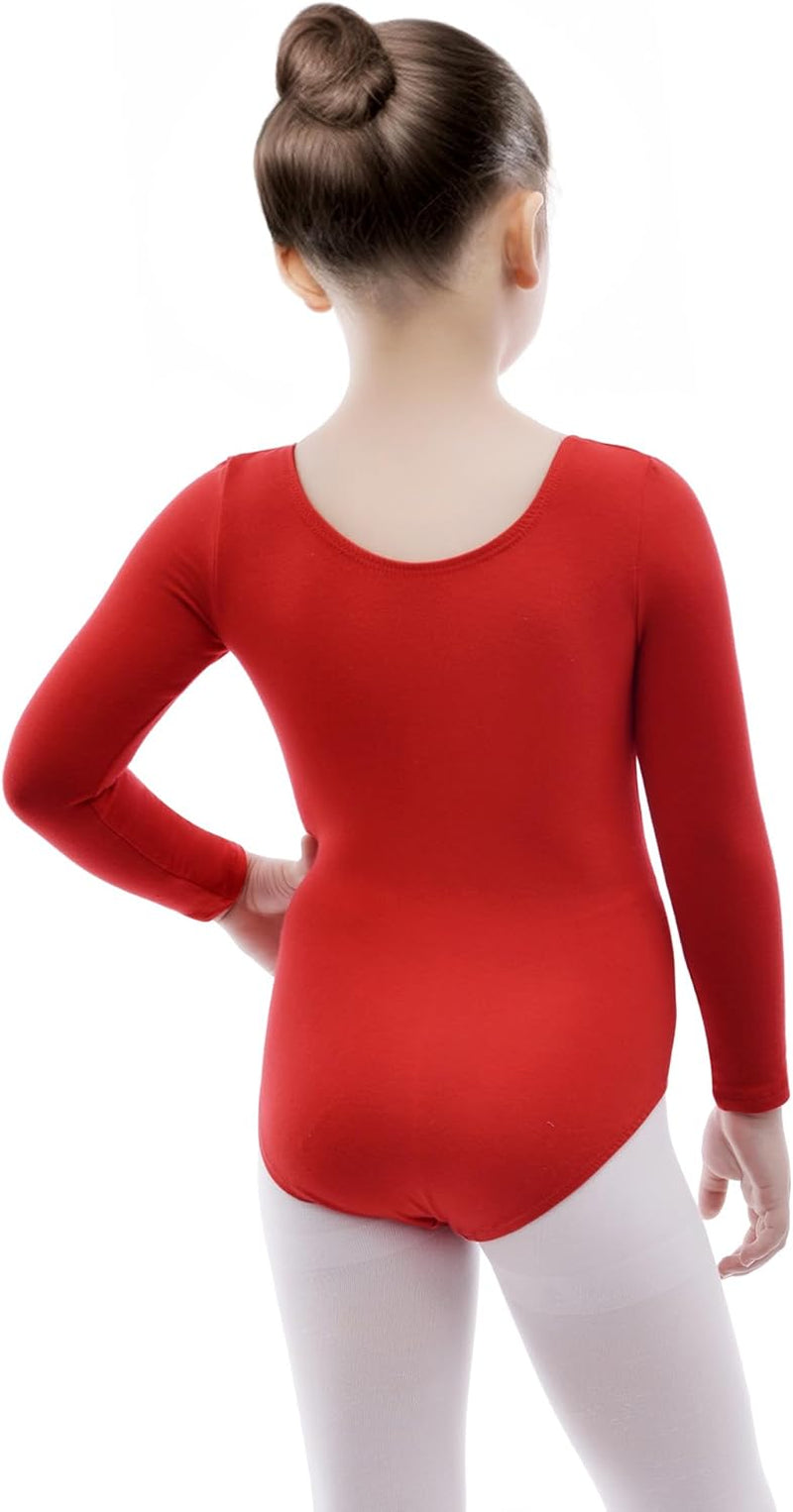 Long Sleeve Leotard for Girls Toddler Gymnastics Ballet Dance