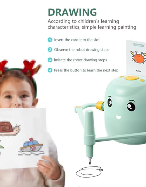 Load image into Gallery viewer, Smart Drawing Robot Intelligent Painting Robot Kids Drawing Toys for Children Birthday Gifts for Girls Early Educational Toys
