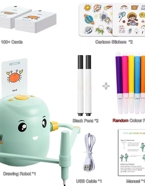 Load image into Gallery viewer, Smart Drawing Robot Intelligent Painting Robot Kids Drawing Toys for Children Birthday Gifts for Girls Early Educational Toys
