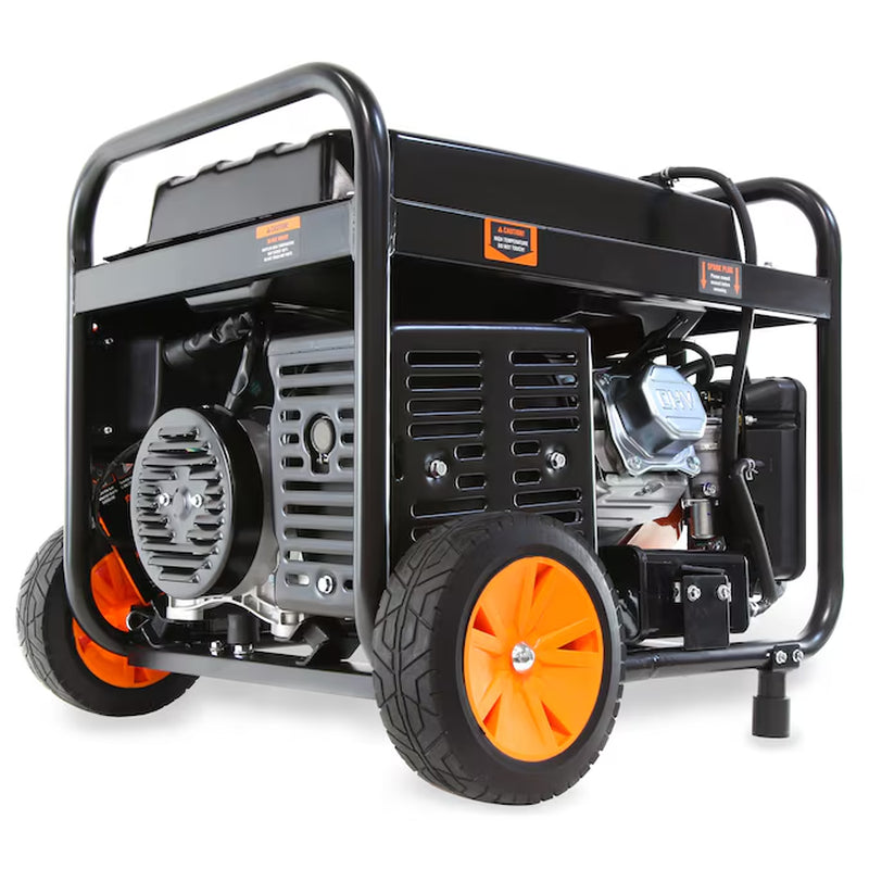 Switchable Fuel Electric Start 3800-Watt Portable Generator with CO Shutdown Sensor