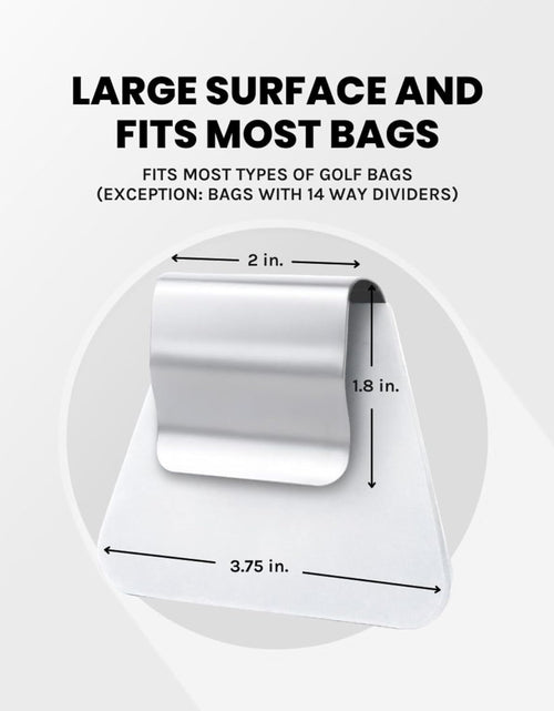 Load image into Gallery viewer, - Golf Steel Hub for Magnetic Accessories - Golf Bag Attachment for Magnetic Products - Easily Access Magnetic Golf Accessories from Your Golf Bag
