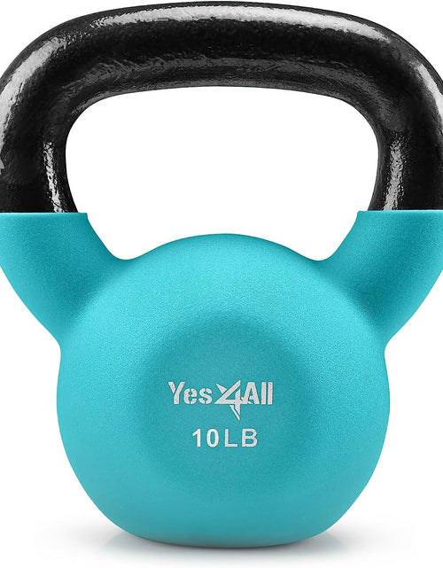 Load image into Gallery viewer, Neoprene Coated Kettlebell Weights, Strength Training Kettlebells for Weightlifting, Conditioning, Strength &amp; Core Training
