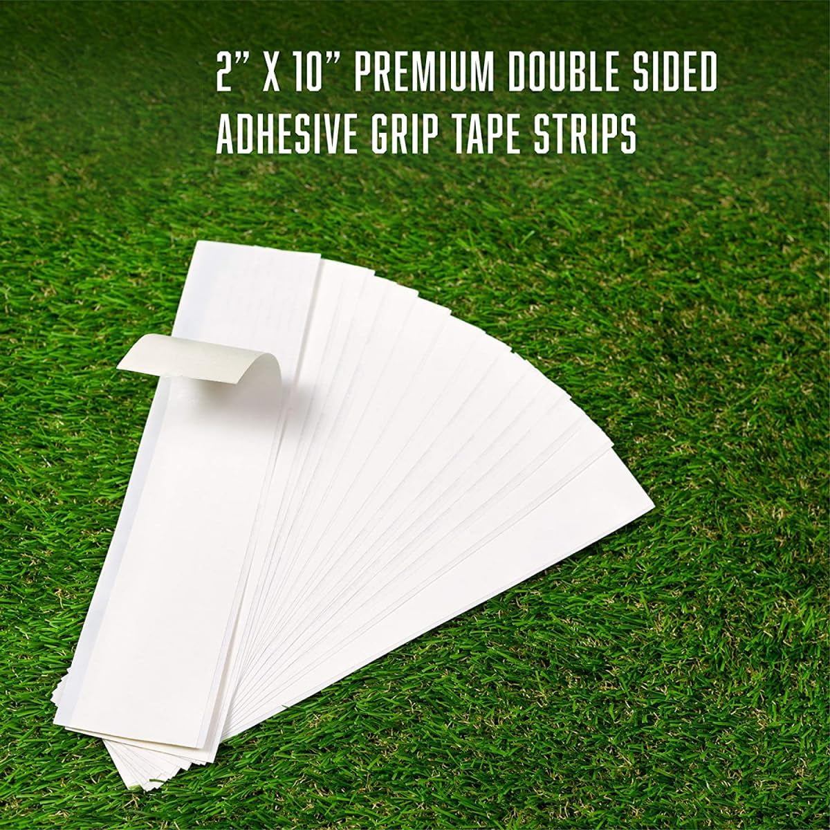 Professional Golf Grip Tape 2" X 10" Solvent Activated Double Sided Adhesive Strips for Regripping Golf Clubs