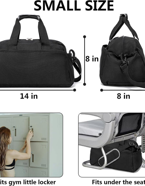 Load image into Gallery viewer, 14&quot;L Mini Duffel Bag for Travel Sports - Lightweight Small Gym Bag Carry-On Bag
