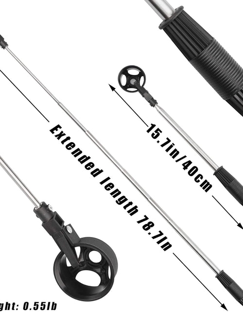 Load image into Gallery viewer, Golf Ball Retriever with 2 Golf Ball Grabbers, Stainless Extendable Golf Ball Retriever Telescopic for Water, Golf Accessories for Men, Weight: 0.55Lb
