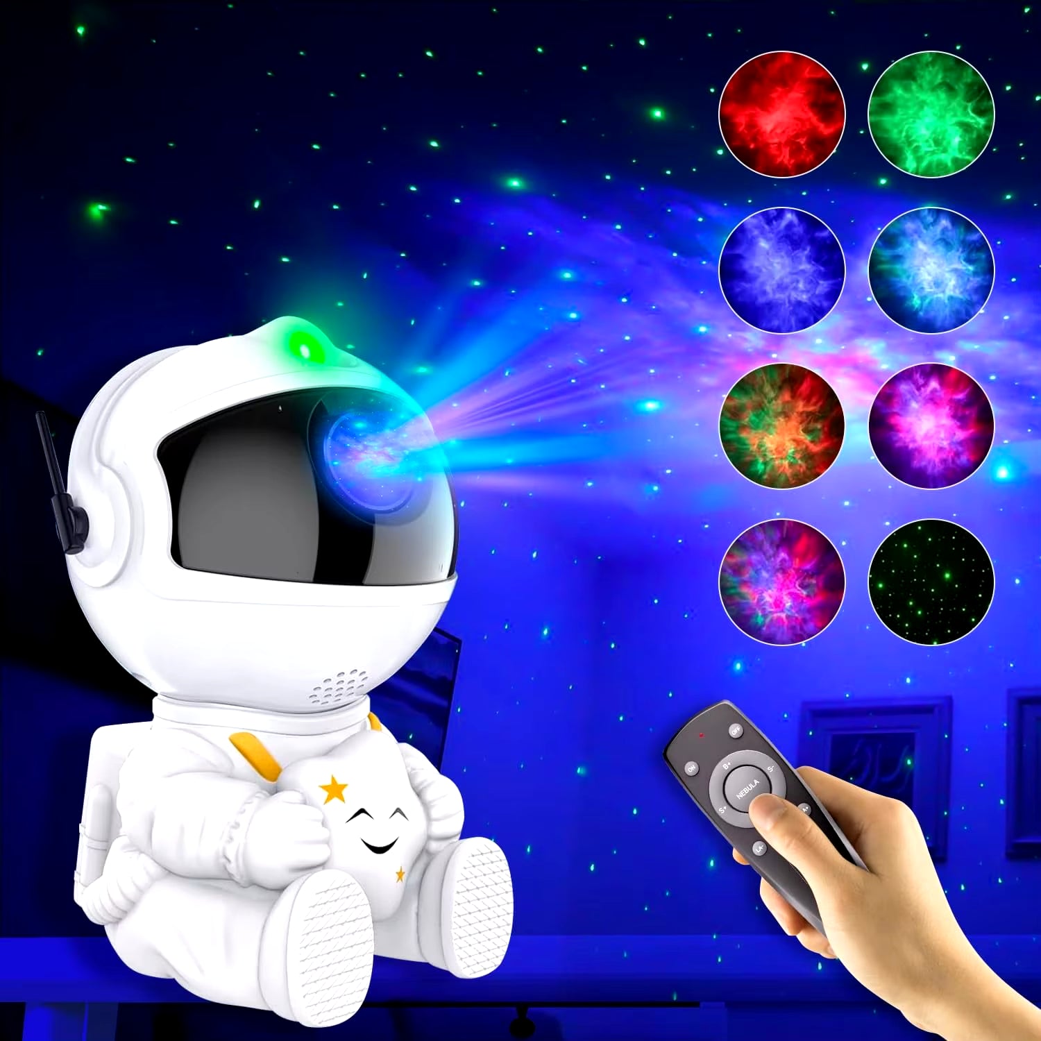 Galaxy Projector Led Night Light Star Projector Astronaut Projector Galaxy Light for Home Decorative Bedroom Children Kids Gift