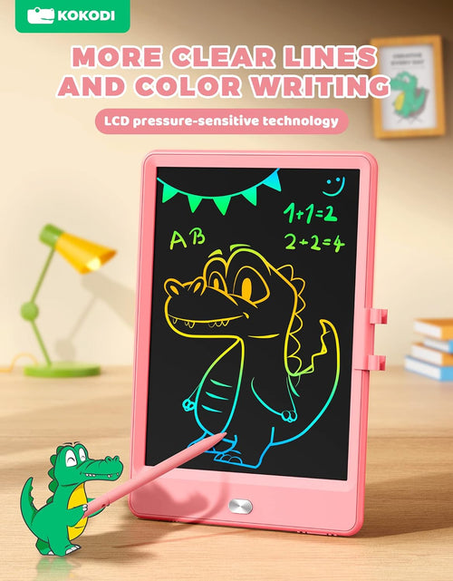 Load image into Gallery viewer, LCD Writing Tablet, 8.5 Inch Toddler Doodle Board Drawing Tablet, Erasable Reusable Electronic Drawing Pads, Educational and Learning Toy for 2-6 Years Old Boy and Girls (Pink)
