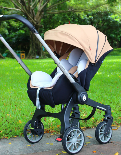 Load image into Gallery viewer, Baby Stroller 4In1 Multifunctional Newborn Baby Stroller 3In1 Foldable Basket Type Seat
