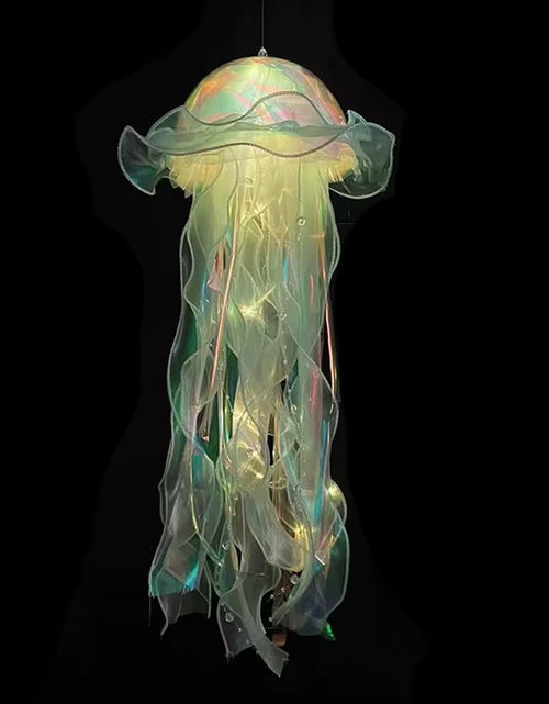 Load image into Gallery viewer, Jellyfish Lamp Jellyfish Atmosphere Night Light Button Battery Hanging Ceiling Lantern Creative Jellyfish Lantern Photo Props
