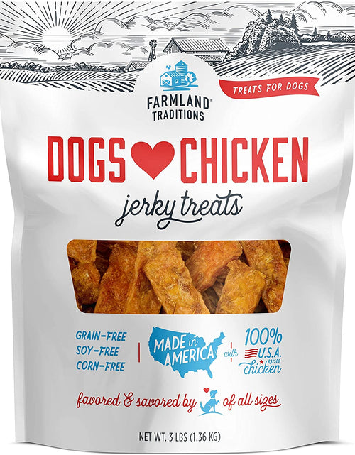 Load image into Gallery viewer, Dogs Love Chicken Premium Jerky Treats for Dogs
