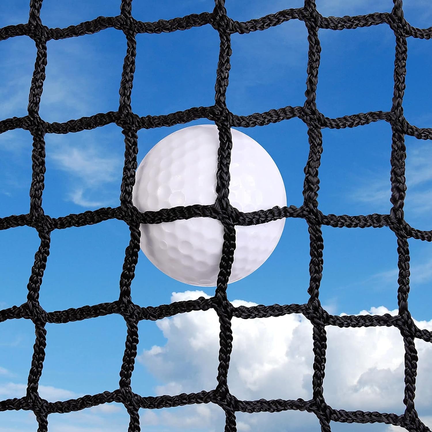 Golf Practice Net Golf Ball Hitting Netting,Heavy Duty Nylon Golf Sports Netting Barrier Nets 10X10Ft/10X15Ft/10X20Ft