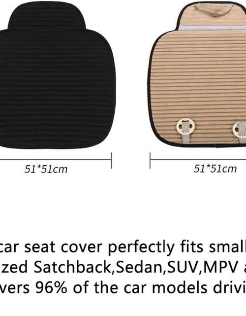 Load image into Gallery viewer, Gray Car Seat Covers,2 Pack Buckwheat Hulls Bottom Seat Covers for Cars,Universal Car Seat Cushion(2Pc Gray Front Seat)
