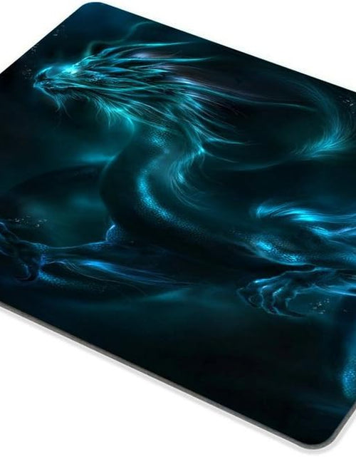 Load image into Gallery viewer, Mouse Pad Unique Design Mouse Pad Cool Blue Dragon Design Gaming Mousepad
