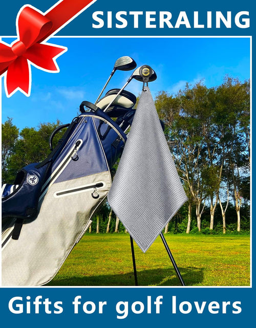 Load image into Gallery viewer, Golf Towel Magnetic Clip Set,Industrial Strength Magnet for Strong Hold to Golf Carts Golf Bags or Clubs,Removable and Easy Cleaner Accessories,Golf Equipment,Gifts for Golf Lovers.
