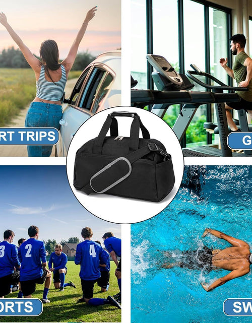 Load image into Gallery viewer, 14&quot;L Mini Duffel Bag for Travel Sports - Lightweight Small Gym Bag Carry-On Bag
