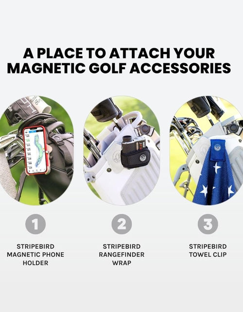 Load image into Gallery viewer, - Golf Steel Hub for Magnetic Accessories - Golf Bag Attachment for Magnetic Products - Easily Access Magnetic Golf Accessories from Your Golf Bag
