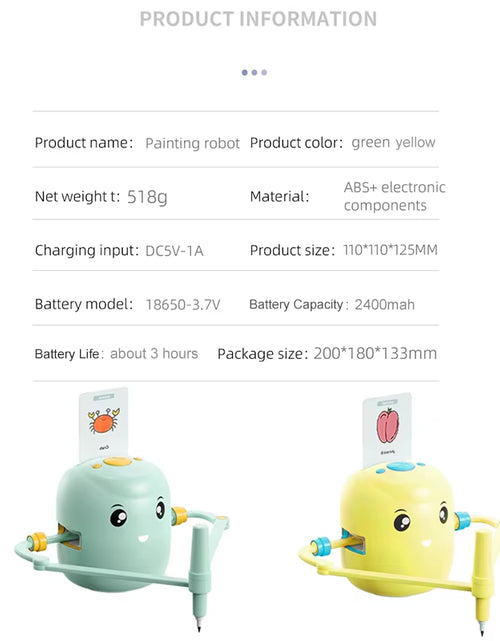 Load image into Gallery viewer, Smart Drawing Robot Intelligent Painting Robot Kids Drawing Toys for Children Birthday Gifts for Girls Early Educational Toys
