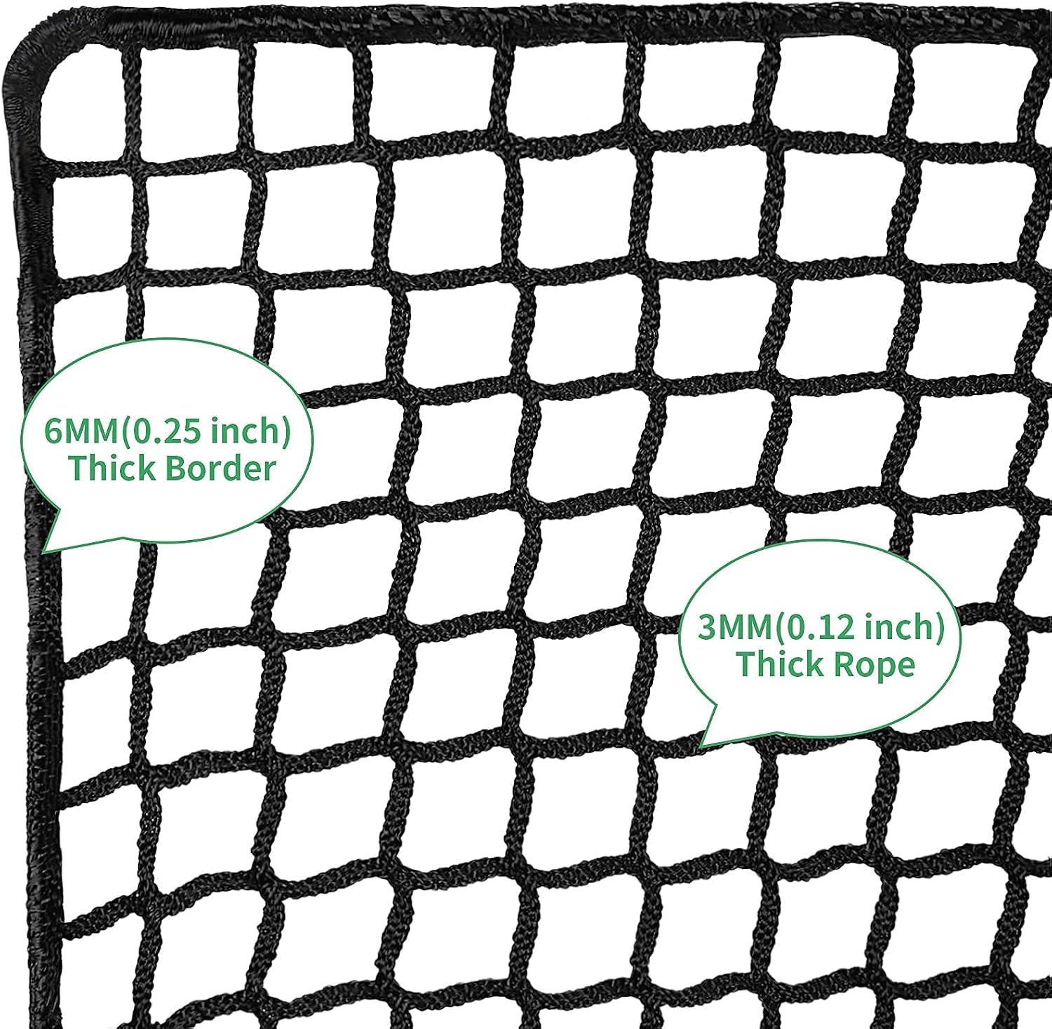 Golf Practice Net Golf Ball Hitting Netting,Heavy Duty Nylon Golf Sports Netting Barrier Nets 10X10Ft/10X15Ft/10X20Ft