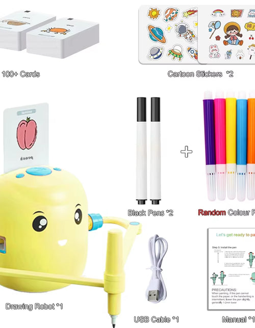 Load image into Gallery viewer, Smart Drawing Robot Intelligent Painting Robot Kids Drawing Toys for Children Birthday Gifts for Girls Early Educational Toys
