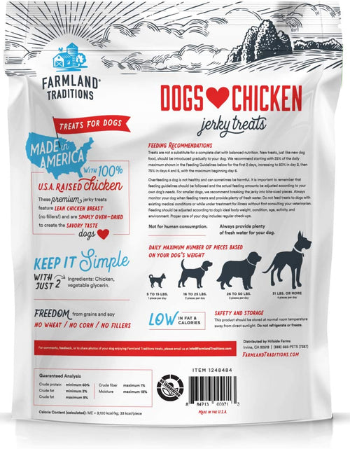 Load image into Gallery viewer, Dogs Love Chicken Premium Jerky Treats for Dogs
