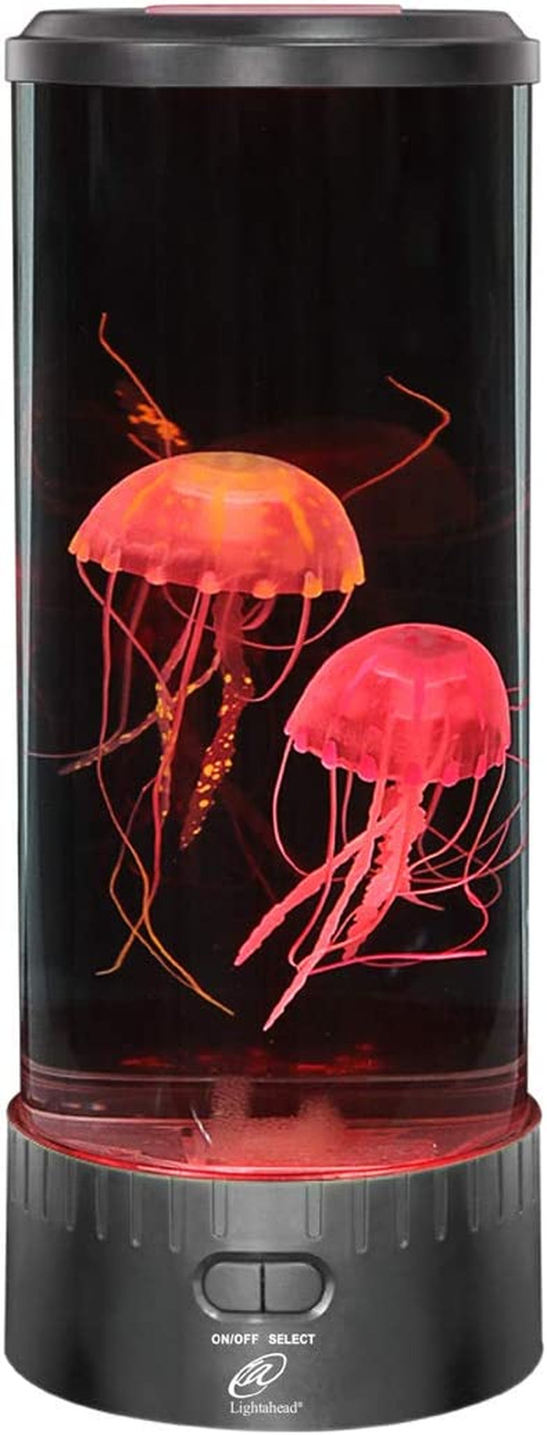 LED Jellyfish Lava Lamp round with 18 Leds & Vibrant Multi Color Changing Light Effects. the Ultimate Large Sensory Synthetic Jelly Fish Tank Aquarium Mood Lamp. Ideal Gift (Large)