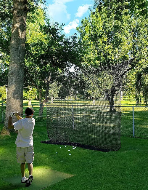 Load image into Gallery viewer, Golf Practice Net Golf Ball Hitting Netting,Heavy Duty Nylon Golf Sports Netting Barrier Nets 10X10Ft/10X15Ft/10X20Ft
