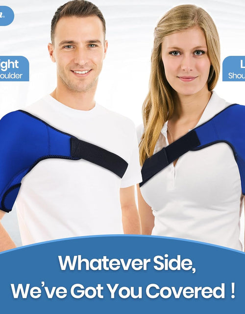 Load image into Gallery viewer, Shoulder Ice Pack Wrap, Rotating Cuff Cold Therapy, Reusable Ice Pack Hot and Cold Shoulder Brace for Tendonitis, Shoulder Pain Relief, Post-Operative Shoulder Recovery
