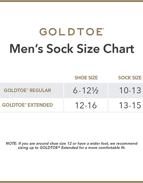 Load image into Gallery viewer, Gold Toe Men&#39;S 656S Cotton Crew Athletic Socks, Multipairs
